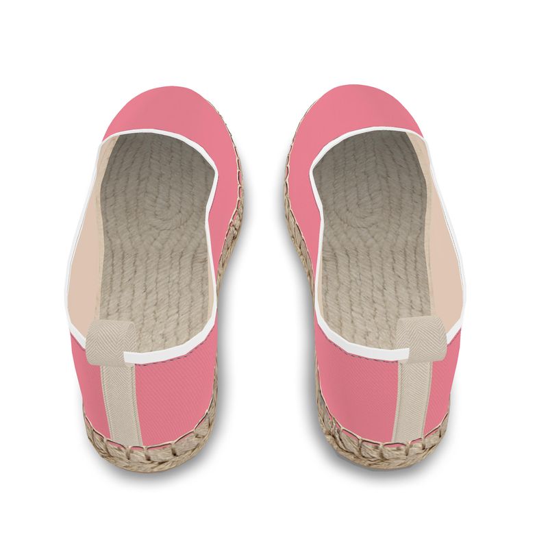 Allure Douce — Rose Poudré - LimitedTimez® Paris — Capsule d’art Loafer Espadrilles Contrado EU 38