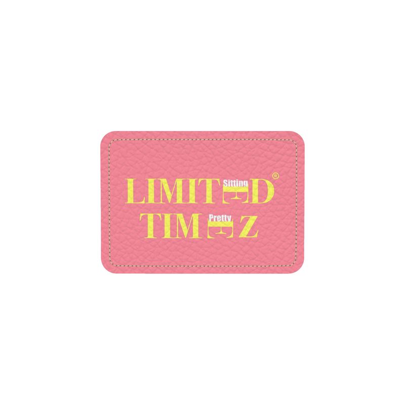 LimitedTimez® Paris — Logo brodé Cuir Nappa | Capsule d'Art