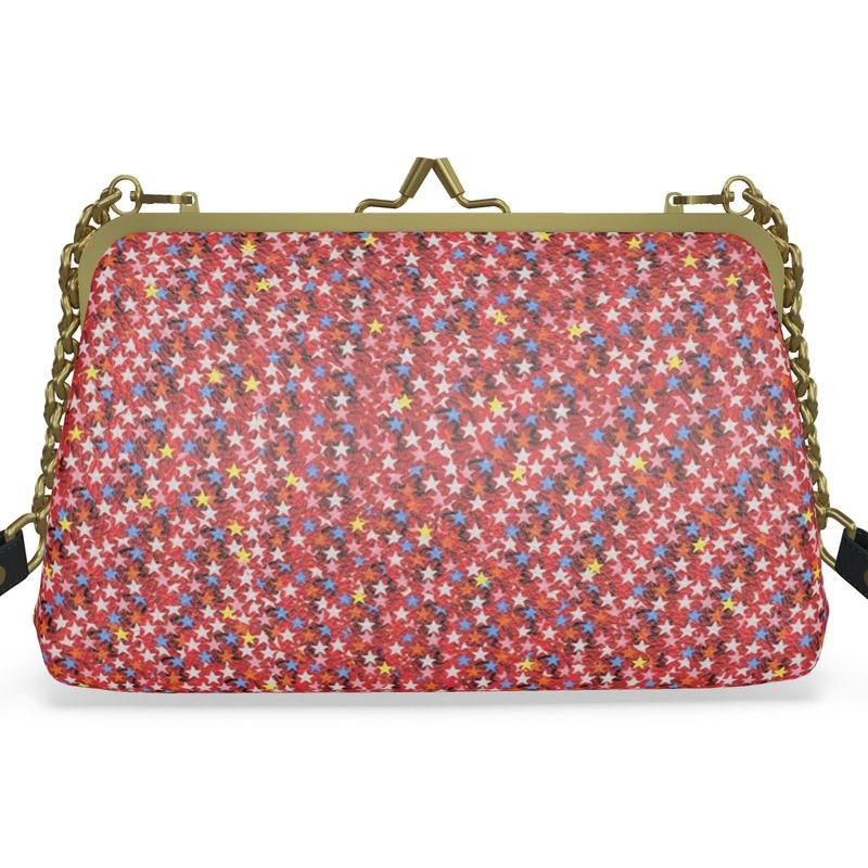 Cadre — Motif Étoilé - LimitedTimez® Paris — Capsule d’art Flat Frame Bag Contrado Petit