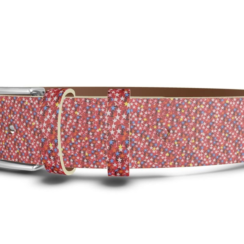 Capsule d’Art — Ceinture Étoilée - LimitedTimez® Paris — Capsule d’art Leather Belt Contrado 73-83cm