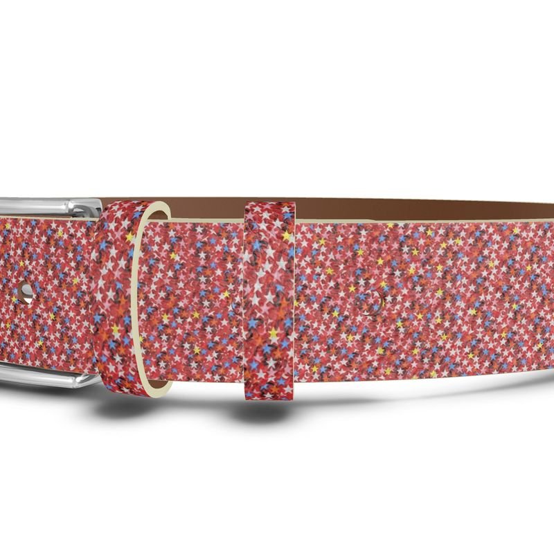 Capsule d’Art — Ceinture Étoilée - LimitedTimez® Paris — Capsule d’art Leather Belt Contrado 76-86cm
