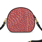 Cercle Complet — Sac Boîte Rosé Poudré - LimitedTimez® Paris — Capsule d’art Round Box Bag Contrado Bandoulière en cuir amovible