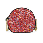 Cercle d’Émotion — Sac Rond d’Art - LimitedTimez® Paris — Capsule d’art Round Box Bag Contrado Bandoulière en cuir amovible