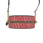 Cercle d’Émotion — Sac Rond d’Art - LimitedTimez® Paris — Capsule d’art Round Box Bag Contrado Bandoulière en cuir amovible