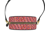 Cercle d’Émotion — Sac Rond d’Art - LimitedTimez® Paris — Capsule d’art Round Box Bag Contrado Bandoulière en cuir amovible