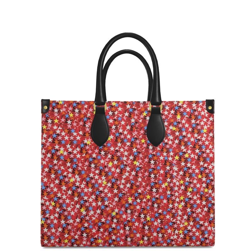 Collectionneur d’Art — Sac Cabas - LimitedTimez® Paris — Capsule d’art Leather Shopper Bag Contrado Large