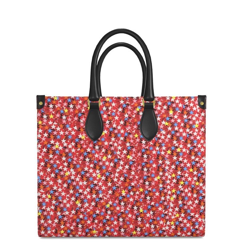 Collectionneur d’Art — Sac Cabas - LimitedTimez® Paris — Capsule d’art Leather Shopper Bag Contrado Large