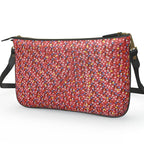 Double Cœur — Guidé par l’Art - LimitedTimez® Paris — Capsule d’art Pochette Double Zip Bag Contrado Bandoulière en cuir amovible