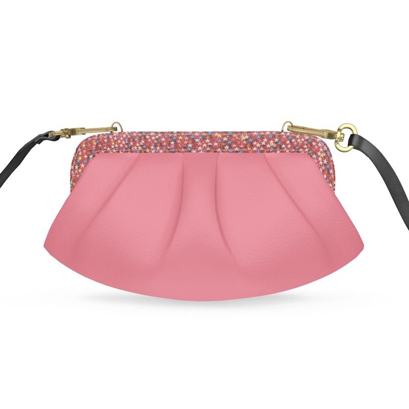 Étoilé Rosé Poudré — par LIMITEDTIMEZ® - LimitedTimez® Paris — Capsule d’art Pleated Soft Frame Bag Contrado