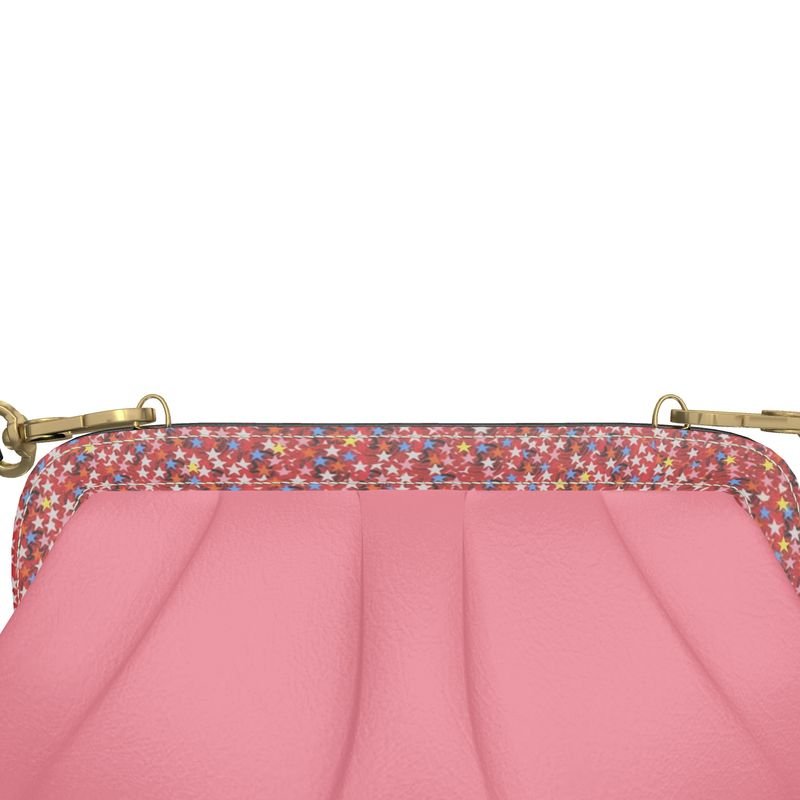Étoilé Rosé Poudré — par LIMITEDTIMEZ® - LimitedTimez® Paris — Capsule d’art Pleated Soft Frame Bag Contrado