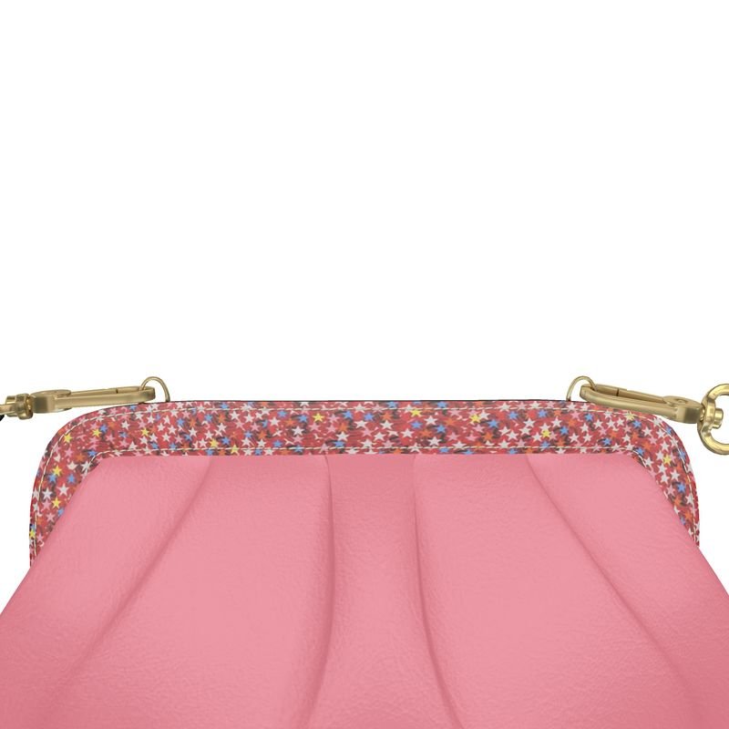 Étoilé Rosé Poudré — par LIMITEDTIMEZ® - LimitedTimez® Paris — Capsule d’art Pleated Soft Frame Bag Contrado
