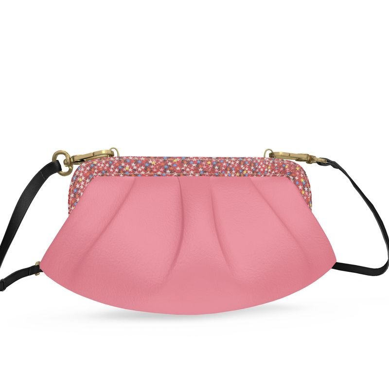 Étoilé Rosé Poudré — par LIMITEDTIMEZ® - LimitedTimez® Paris — Capsule d’art Pleated Soft Frame Bag Contrado