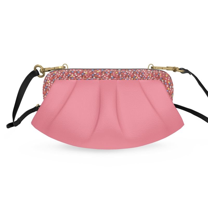 Étoilé Rosé Poudré — par LIMITEDTIMEZ® - LimitedTimez® Paris — Capsule d’art Pleated Soft Frame Bag Contrado