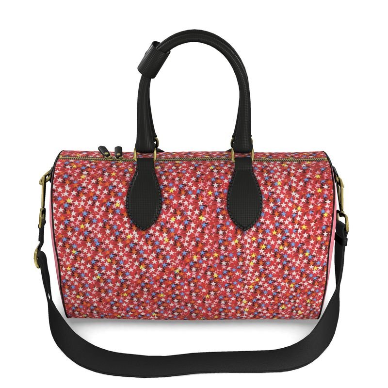 Étude Cylindre — Motif Étoilé × Maison - LimitedTimez® Paris — Capsule d’art Duffle bag Contrado Petit sac (20x37x21cm)