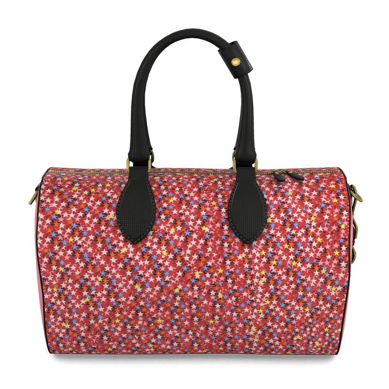 Étude Cylindre — Motif Étoilé × Maison - LimitedTimez® Paris — Capsule d’art Duffle bag Contrado Petit sac (20x37x21cm)