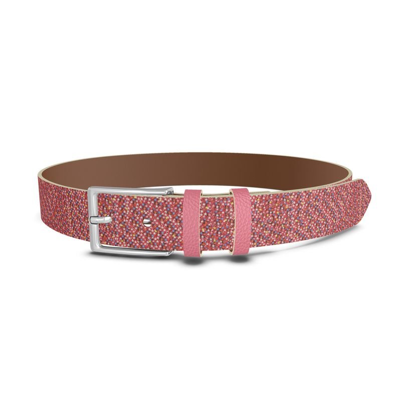 La Beauté en Elle-même — Rosé Poudré - LimitedTimez® Paris — Capsule d’art Leather Belt Contrado 73-83cm
