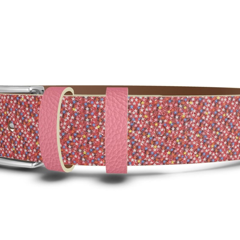 La Beauté en Elle-même — Rosé Poudré - LimitedTimez® Paris — Capsule d’art Leather Belt Contrado 76-86cm