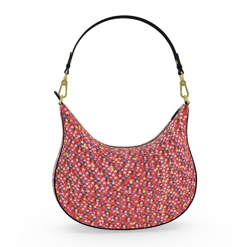 La Pause — Sac d’Art Éclat & Mystère - LimitedTimez® Paris — Capsule d’art Curve Hobo Bag Contrado