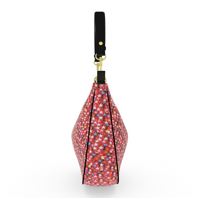 La Pause — Sac d’Art Éclat & Mystère - LimitedTimez® Paris — Capsule d’art Curve Hobo Bag Contrado