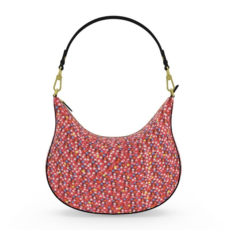 La Pause — Sac d’Art Éclat & Mystère - LimitedTimez® Paris — Capsule d’art Curve Hobo Bag Contrado