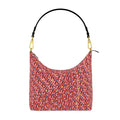 Sac d’Art — Roses sous les étoiles - LimitedTimez® Paris — Capsule d’art Square Hobo Bag Contrado Bubble Nappa Leather
