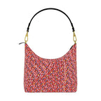 Sac d’Art — Roses sous les étoiles - LimitedTimez® Paris — Capsule d’art Square Hobo Bag Contrado Cuir Nappa Graine