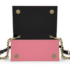 Sac Kenway — Étoilé Rosé Poudré - LimitedTimez® Paris — Capsule d’art Kenway Evening bag Contrado En deux parties